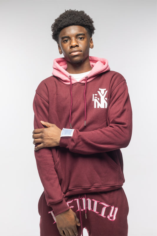 Maroon Pull Over Hoodie