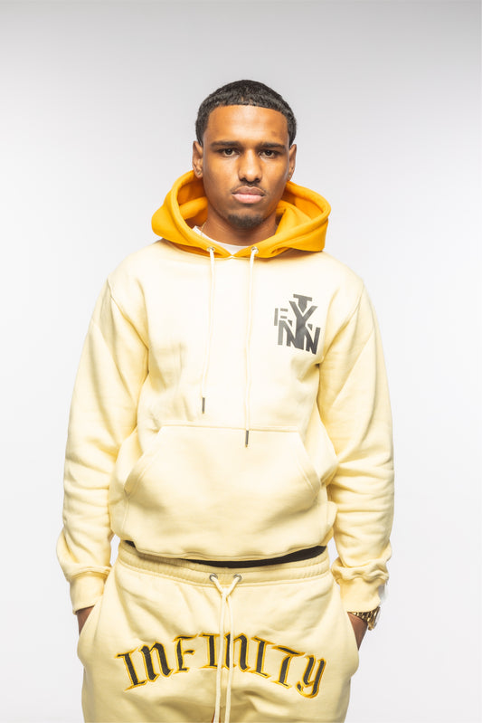 Cream Pull Over Hoodie